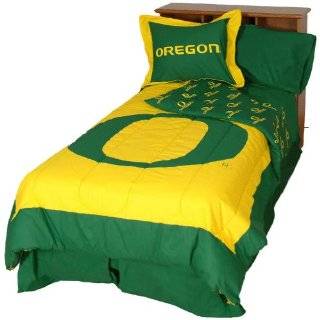  Oregon Ducks Comforter Set Twin Comforter with Shams 