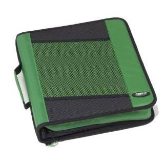 Case it Green Zipper Binder (D 250)