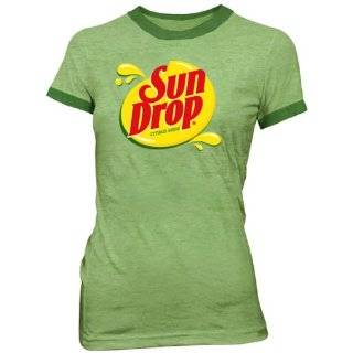 Sun Drop Citrus Soda Green Costume Juniors T shirt Tee