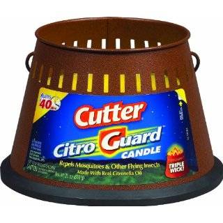 Cutter CitroGuard 20 oz Insect Repellent Triple Wick Candle HG 95784