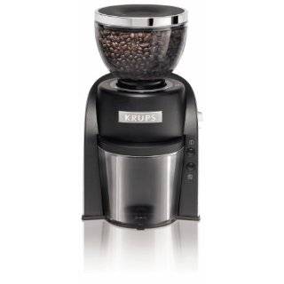 Krups GX600050 Conical Burr Coffee Grinder with Grind Size and Cup 