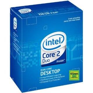 Intel E8400 Core 2 Duo Processor 3 GHz 6 MB Cache Socket LGA775