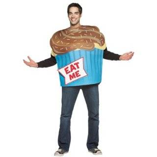 Eat Me Cupcake Adult Halloween Costume (One Size Fits Most Adults)