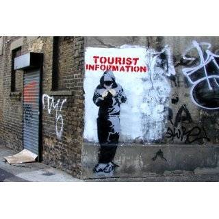 Banksy Tourist Information Hoody Mini PAPER Poster Measures 23.5 x 16 