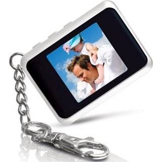 Coby DP151WHT 1.5 Inch Digital TFT LCD Photo Keychain, White