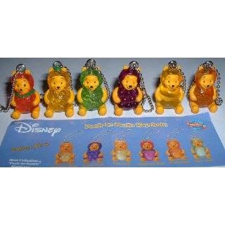  Disney Winnie The Pooh Keychain   Pooh Figure Key Ring 