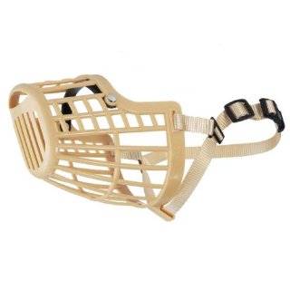 Guardian Gear Plastic Dog Basket Muzzle, X Large, Beige