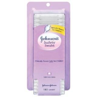 Johnsons Johnsons Safety Swabs, 185 Count Packages (Pack of 2)