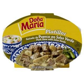 Dona Maria Pork Stew with Salsa Verde In Microwave Tray, 10 Ounce 