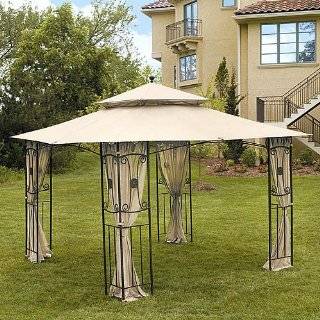   Replacement Canopy for Mika Ridge Estate Gazebo Patio, Lawn & Garden