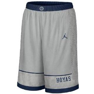 Nike Georgetown Hoyas Grey Screen Printed Replica Basketball Shorts