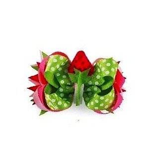 Baby Girls Hair Accessories  3 In 1 Bow   STRAWBERRY  355026