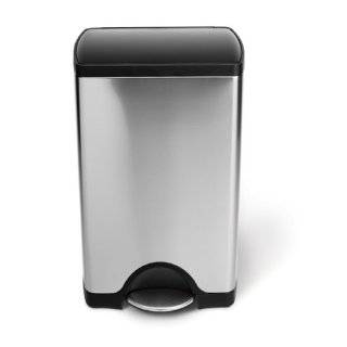   Step Trash Can   2.6 Gallon in Brushed Stainless Steel by simplehuman