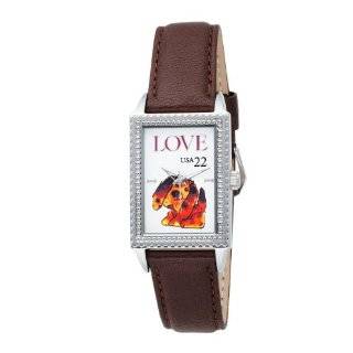   Womens TB2105 Island Jewels Gold Coast Leather Strap Watch Watches