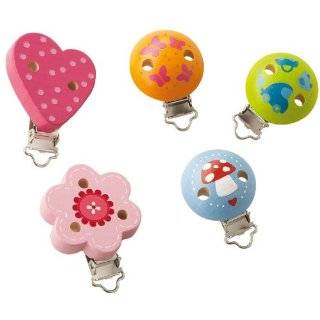 HABA Wooden Ariella Clip   Pacifier Clip / Toy Clip   Assorted Styles