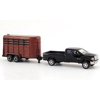  ERTL 164 Pickup and Trailer F350 with livestock trailer 