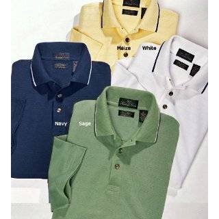 Heritage Cross Mens Polo Style 1009 Luxury Moisture Wicking Golf Shirt