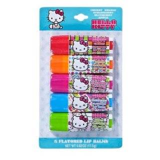  Hello Kitty Gift Set Multi Flavored Lip Balm 5 Pack with 