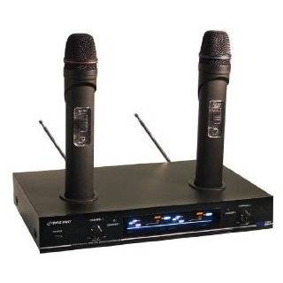 Pyle Pro PDWM3000 Dual VHF Rechargeable Wireless Microphone System