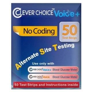  Clever Choice Auto Code 50s Blood Glucose Test strips for 