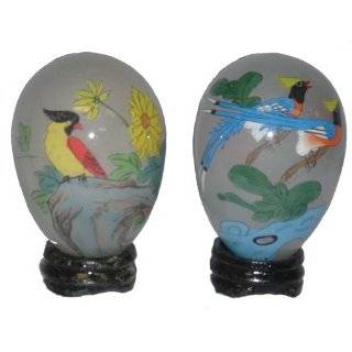  Pair of Painted Eggs   Real egg shell, handpainted