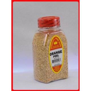 ORANGE PEEL FRESHLY PACKED IN LARGE JARS, spices, herbs, seasonings