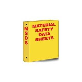 Rackems 3 Inch MSDS Binder, English  Industrial 