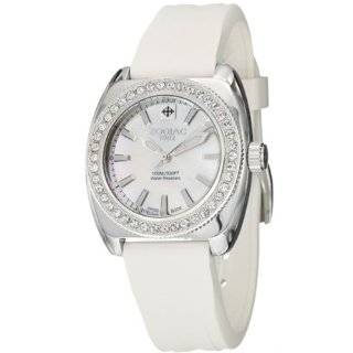   Zodiac Womens ZO8808 Icon Fashion Series White Rubber Watch Watches