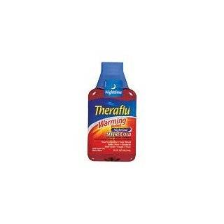 Theraflu Warming Relief Severe Cold & Cough, Nighttime, Cherry Flavor 