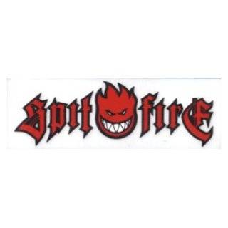  Spitfire Wheels   Grey Duo Flame Logo   Sticker / Decal 