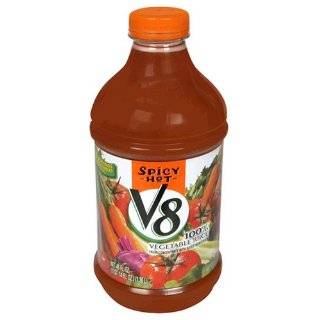 V8 Vegetable Juice, Spicy Hot, 11.5 Ounce Cans (Pack of 24)  