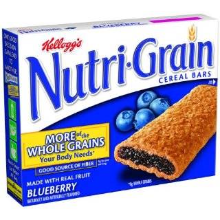 Nutri Grain Cereal Bars, Raspberry, 8 Count Bars (Pack of 6)  