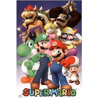  Nintendo (Super Mario Group) Video Game Poster Print 