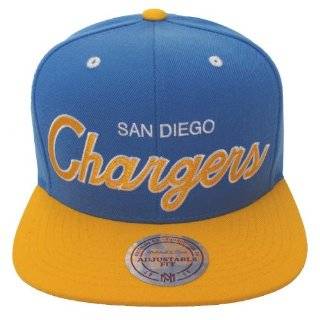  San Diego Chargers Script Powder Blue/Yellow Two Tone 