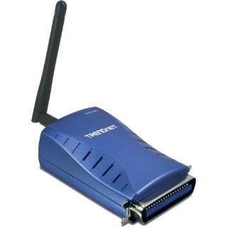 TRENDnet Wireless 1 Port Parallel Print Server TEW P1PG (Blue)