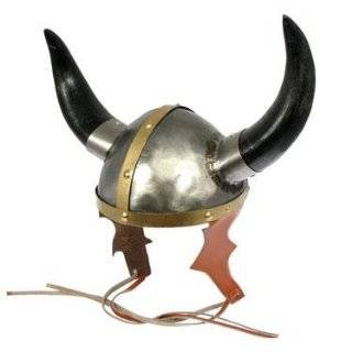  Evil horned Viking type helmet helm LARP SCA Office 